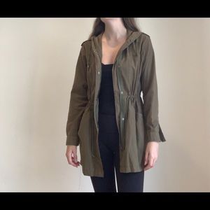 Brandy Melville green lightweight jacket